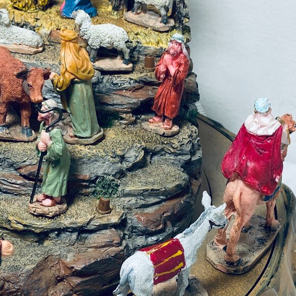 LEMAX Working Animated Nativity Scene Lights Motion #74713 O Holy Night 2007 EUC - Picture 5 of 9